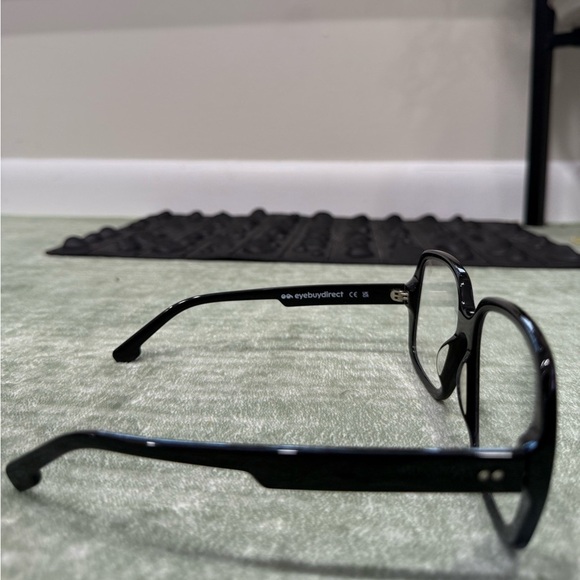 EyeBuyDirect Blue light Glasses + yellow Pouch - Picture 4 of 5